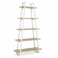 Scaffale a Scala in Metallo e Legno 180x90x35 cm