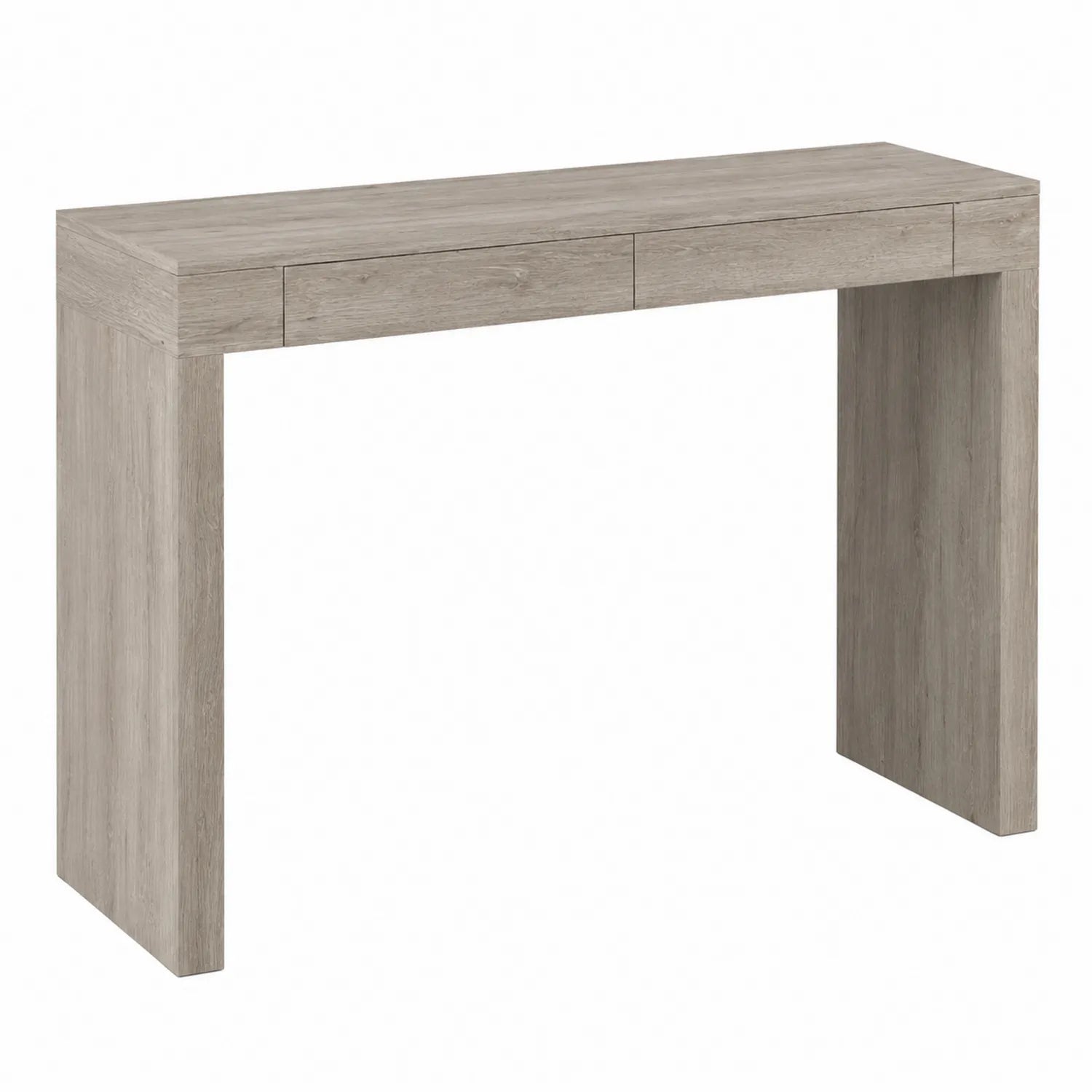 Consolle in Legno MDF Grigio 120x35x80 cm